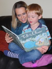 Not an Oliver, but Daniel, enthralled by the story