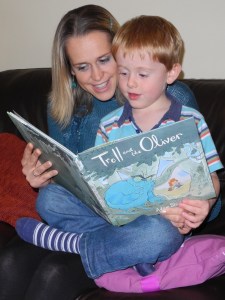 Not an Oliver, but Daniel, enthralled by the story